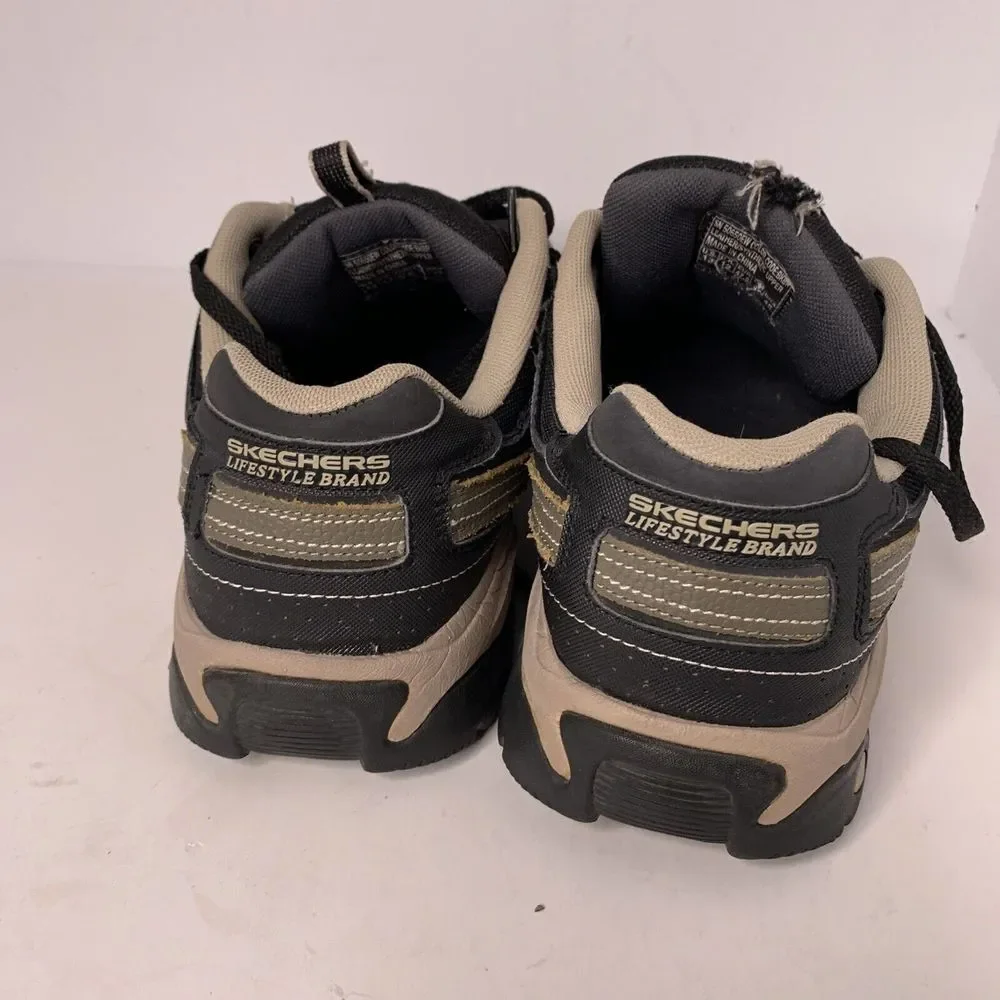 Skechers Sport Mens 50650 Sparta Black Brown Training Sneaker Size‎ 13 Lace Up